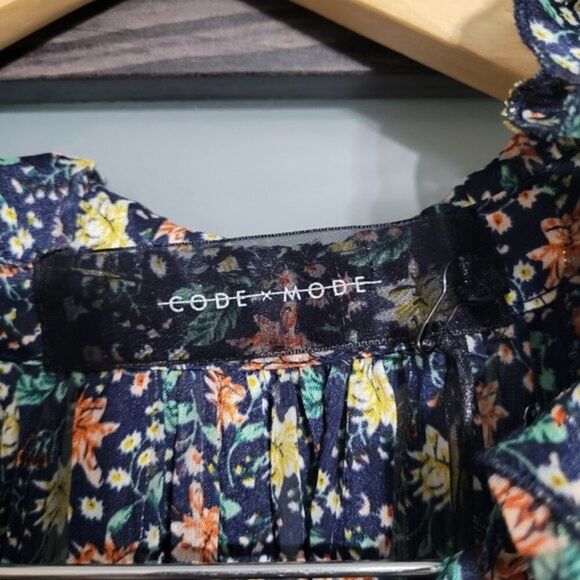 2/30 Code X Mode sheer mixed print maxi dress - Picture 5 of 6